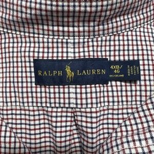 Ralph Lauren Short Sleeve Checked Shirt‎ Red and Blue 4XB 4G